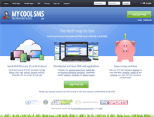 Tablet Screenshot of my-cool-sms.com